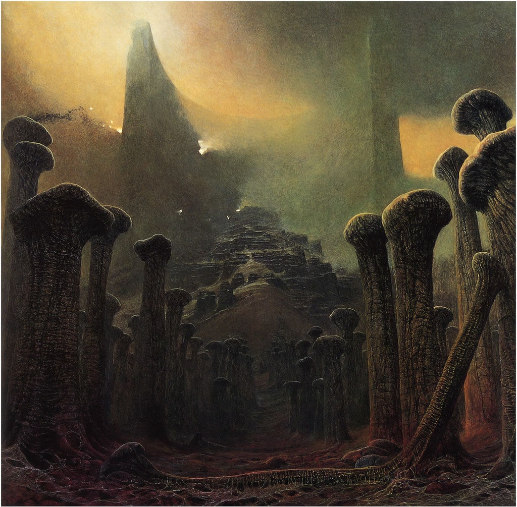 Zdzisław Beksiński artwork